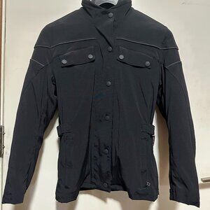 Piaggio Technocomfort Black Women’s Motorcycle Jacket by Dainese (Size-small)